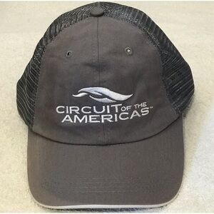 Circuit of the Americas Adjustable Grey SnapBack Trucker Hat NWOT